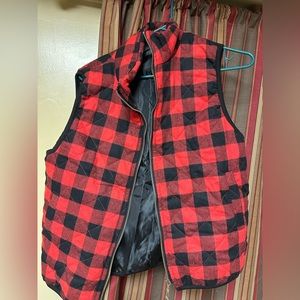 Checkered vest